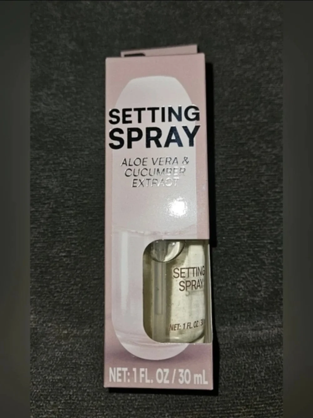 Setting Spray with Aloe Vera & Cucumber Extract 1fl Oz BNIB